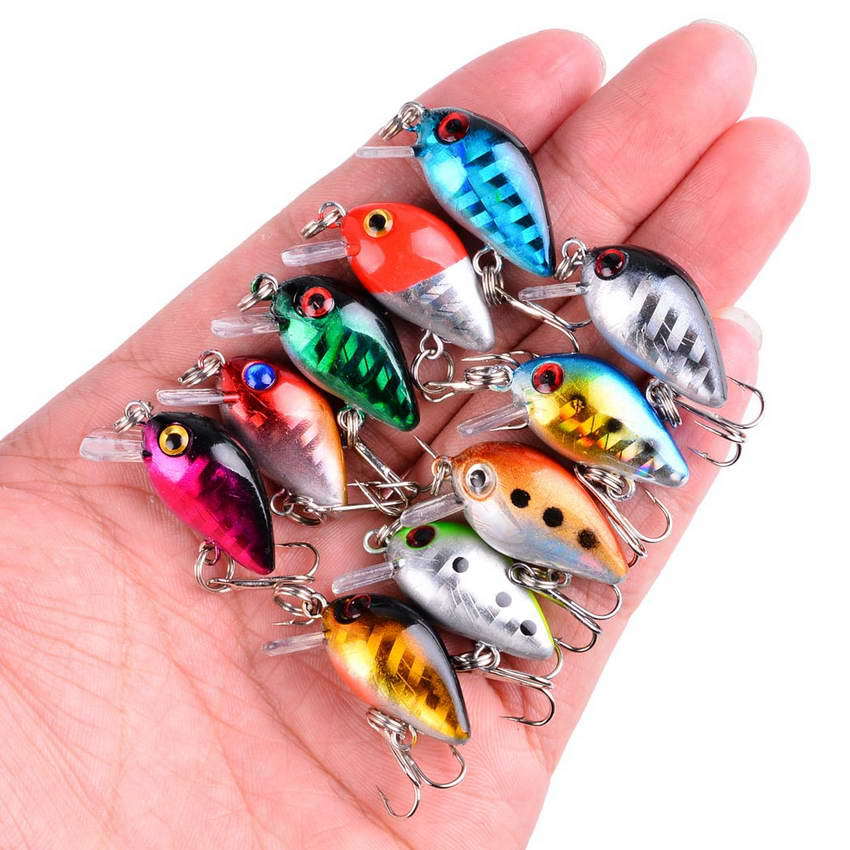 Fishing Lure Swimbait - เหยื่อตกปลาขนาดเล็ก Minnow Mini Wobble 3 ซม.1.5g