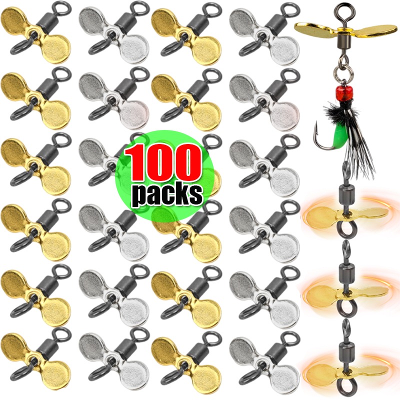 Fishing Lure Spinner - ใบพัดตกปลาแบบปลั๊ก ใบพัดเทอร์โบ ใบพัดหมุน DIY อุปกรณ์ตกปลา เหยื่อตกปลา