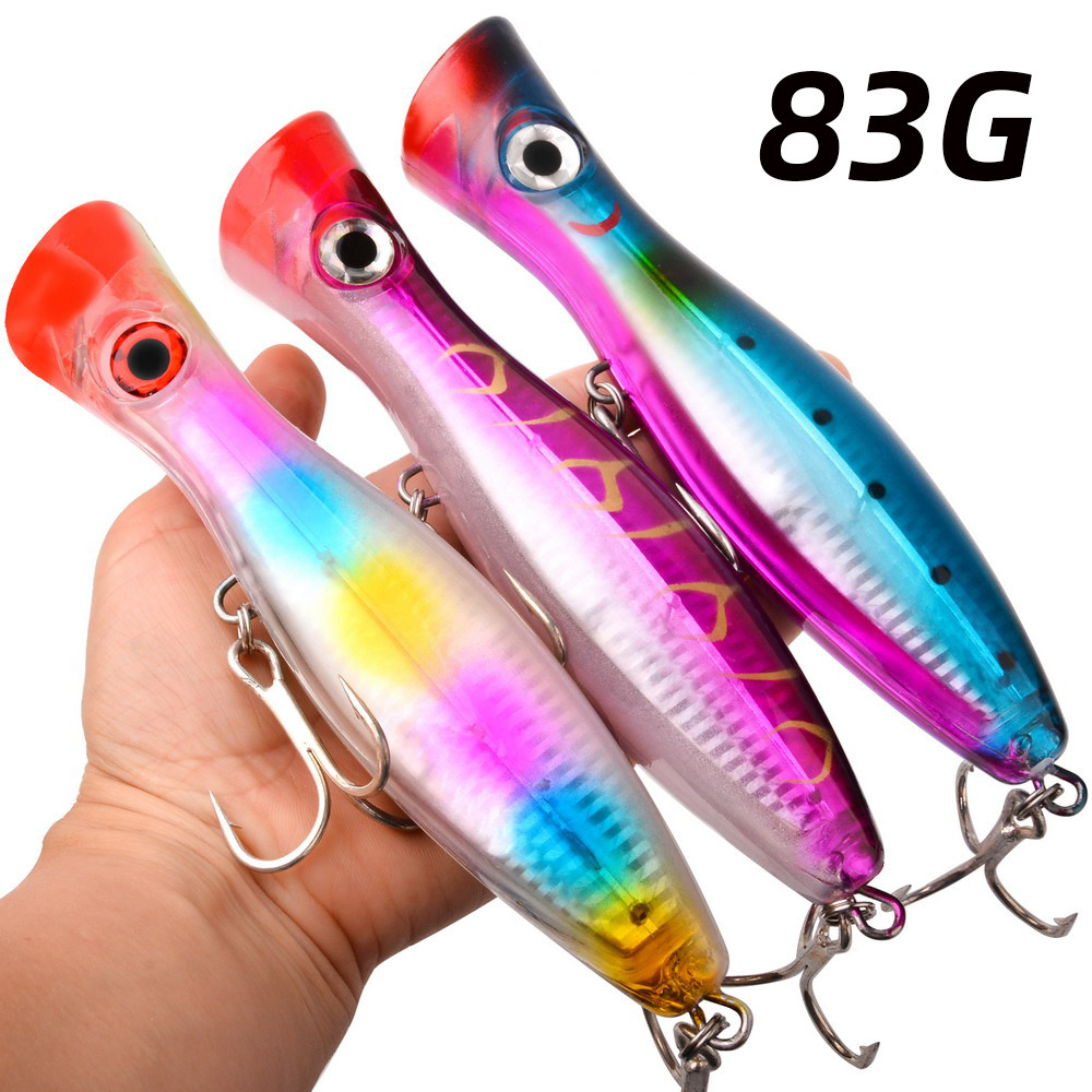 Fishing Lure Popper - 1 PC 43g/83g Big Popper ลอย