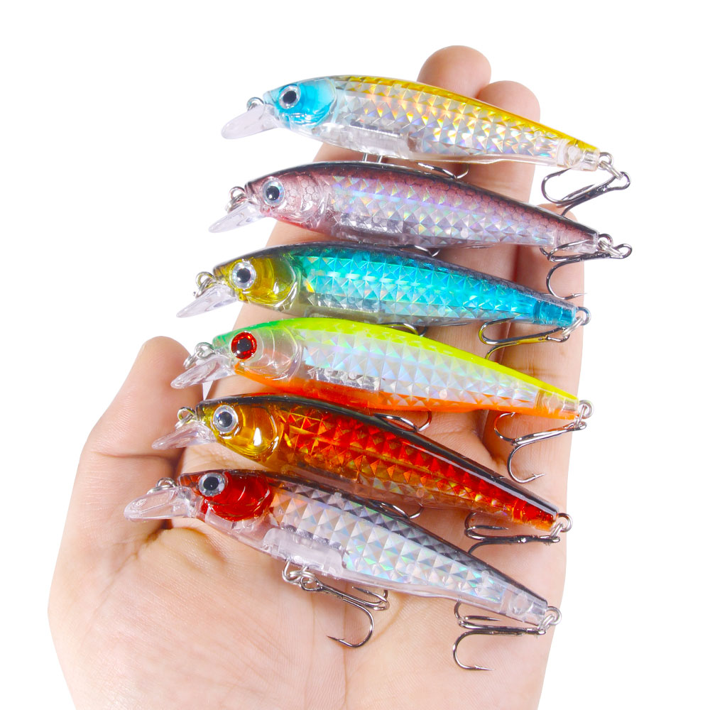 Fishing Lure Jerkbait - 1 PC Minnow ชุดเหยื่อตกปลา 9 ซม./3.54in