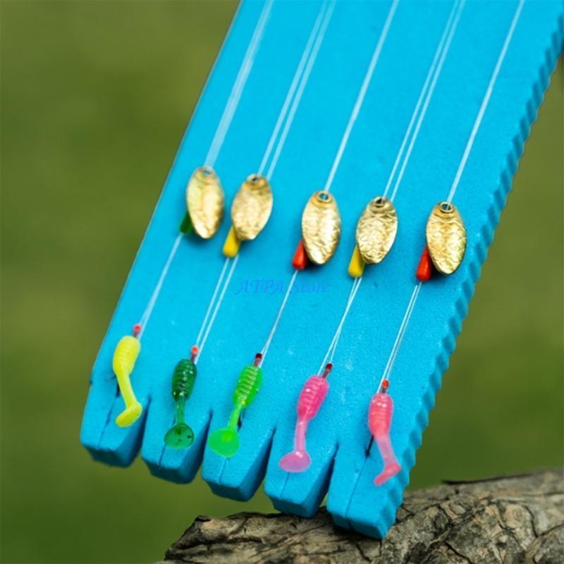 Fishing Lure Swimbait - U13C 50 ชิ้นเหยื่อตกปลาสำหรับน้ำจืดน้ำเค็ม Paddle Tail Swimbaits