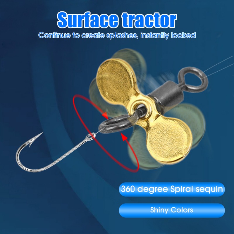 ใบพัดตกปลาแบบปลั๊ก ใบพัดเทอร์โ - Fishing Lure Spinner บทวิจารณ์และราคา