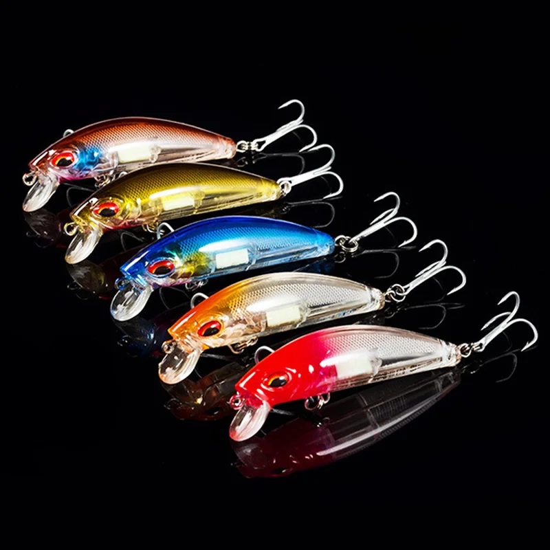 3D Eyes Luminous Minnow เหยื่อ - Fishing Lure Crankbait บทวิจารณ์และราคา