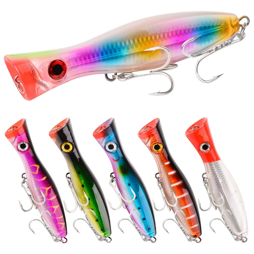 1 PC 43g/83g Big Popper ลอย Wo - Fishing Lure Popper บทวิจารณ์และราคา