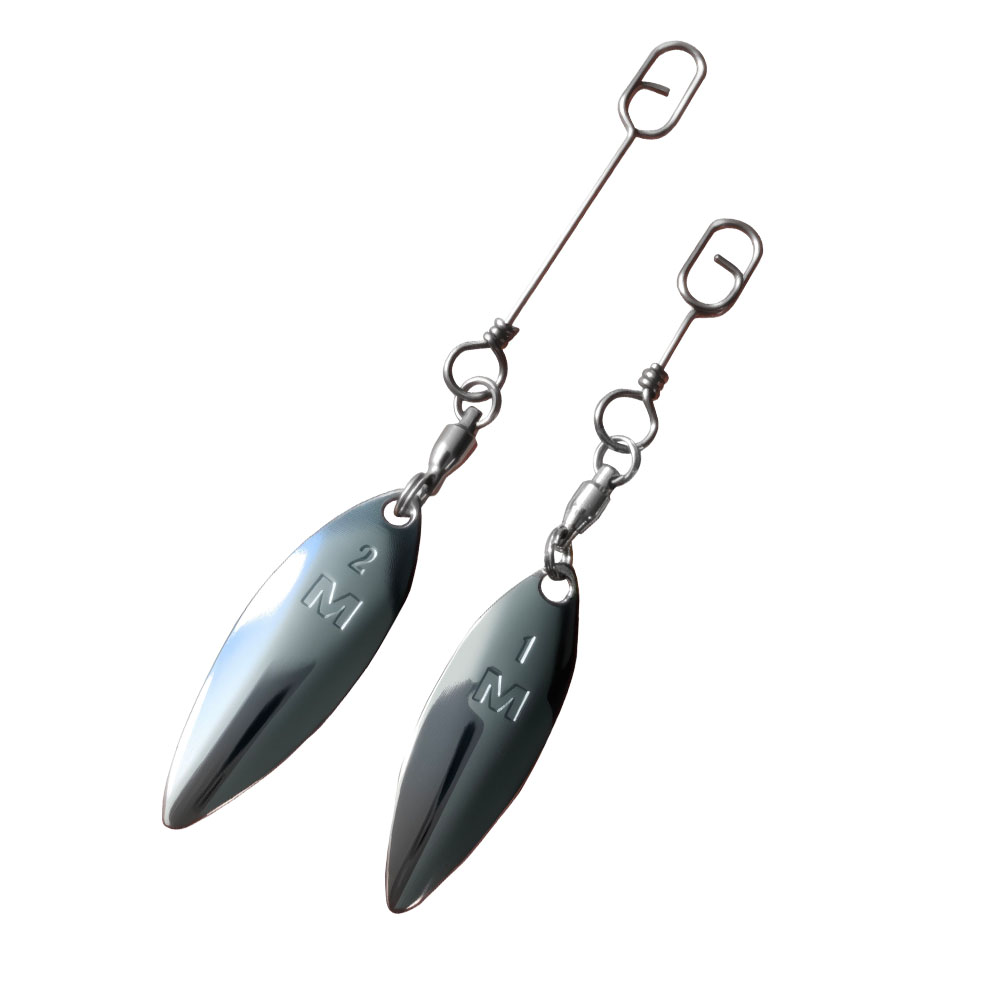 10pcs Willowleaf ใบมีด SPINNER - Fishing Lure Buzzbait บทวิจารณ์และราคา