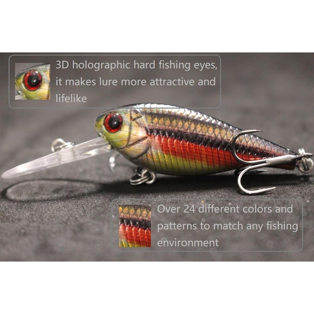 Wlure เหยื่อล่อปลา crankbait ท - Fishing Lure Crankbait บทวิจารณ์และราคา