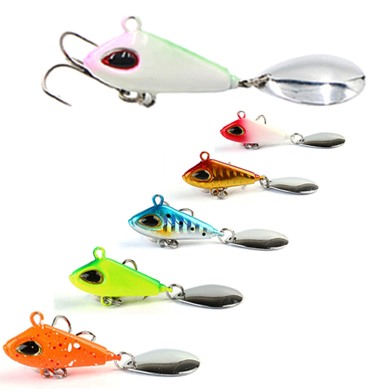 1 PC 6/11/18/22g VIB Crankbait - Fishing Lure Spoon บทวิจารณ์และราคา