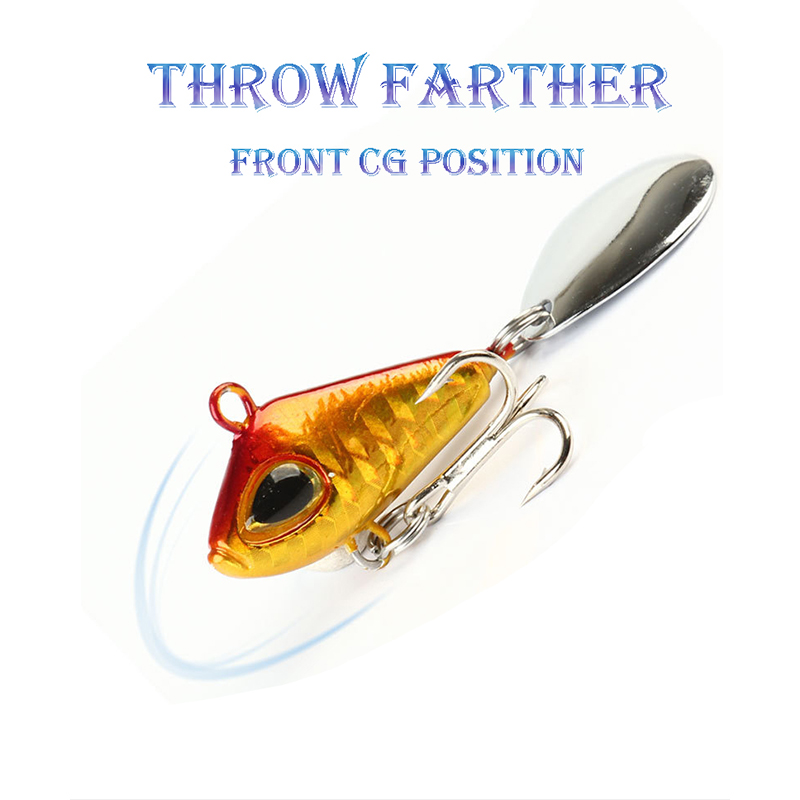 1 PC 6/11/18/22g VIB Crankbait - Fishing Lure Spoon บทวิจารณ์และราคา