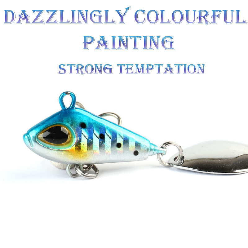 1 PC 6/11/18/22g VIB Crankbait - Fishing Lure Spoon บทวิจารณ์และราคา