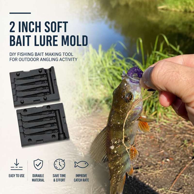 แม่พิมพ์เหยื่อตกปลาแบบนิ่มขนาด - Fishing Lure Making Kit บทวิจารณ์และราคา
