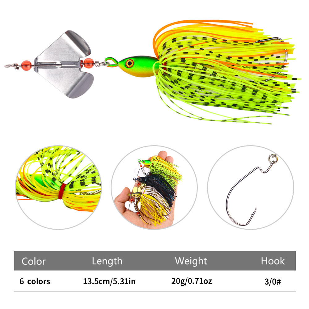 เหยื่อตกปลา 1 ชิ้น ขนาด 13.5 ซ - Fishing Lure Buzzbait บทวิจารณ์และราคา