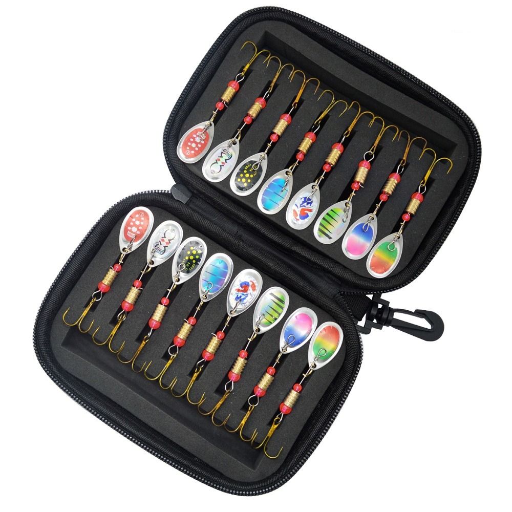 กระเป๋าเก็บเหยื่อตกปลาแบบหมุนไ - Fishing Lure Spinner บทวิจารณ์และราคา