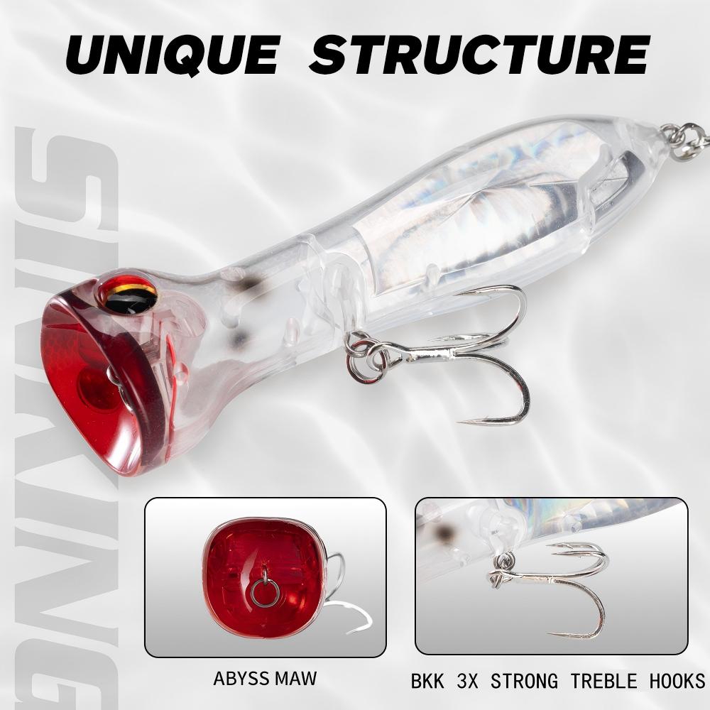 เหยื่อตกปลาฮันทเฮาส์ ท็อปวอเตอ - Fishing Lure Popper บทวิจารณ์และราคา